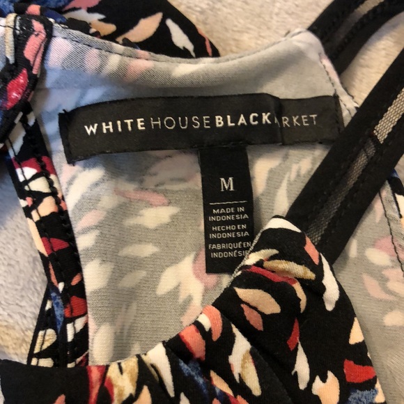 WHBM sleeveless two layer blouse - Picture 4 of 6